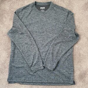 Duluth Trading Men's Gray Armachillo Cooling Long Sleeve Crew T-Shirt L - EUC